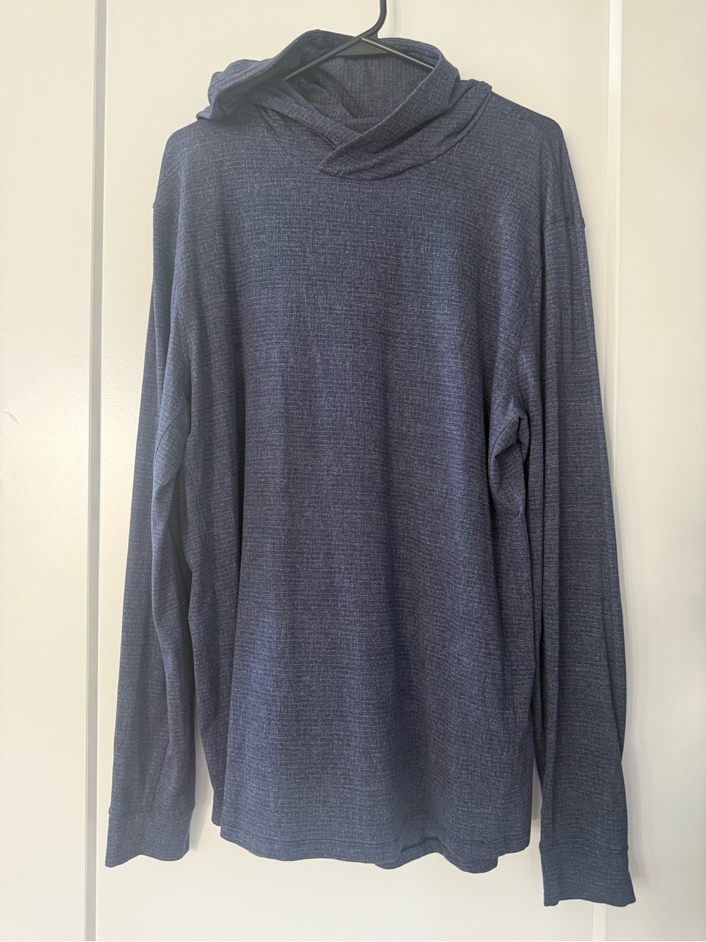 Men's Hooded Long-Sleeve Sweaters - Navy and Gray/Black